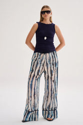 Cyndi Pants Print verticales