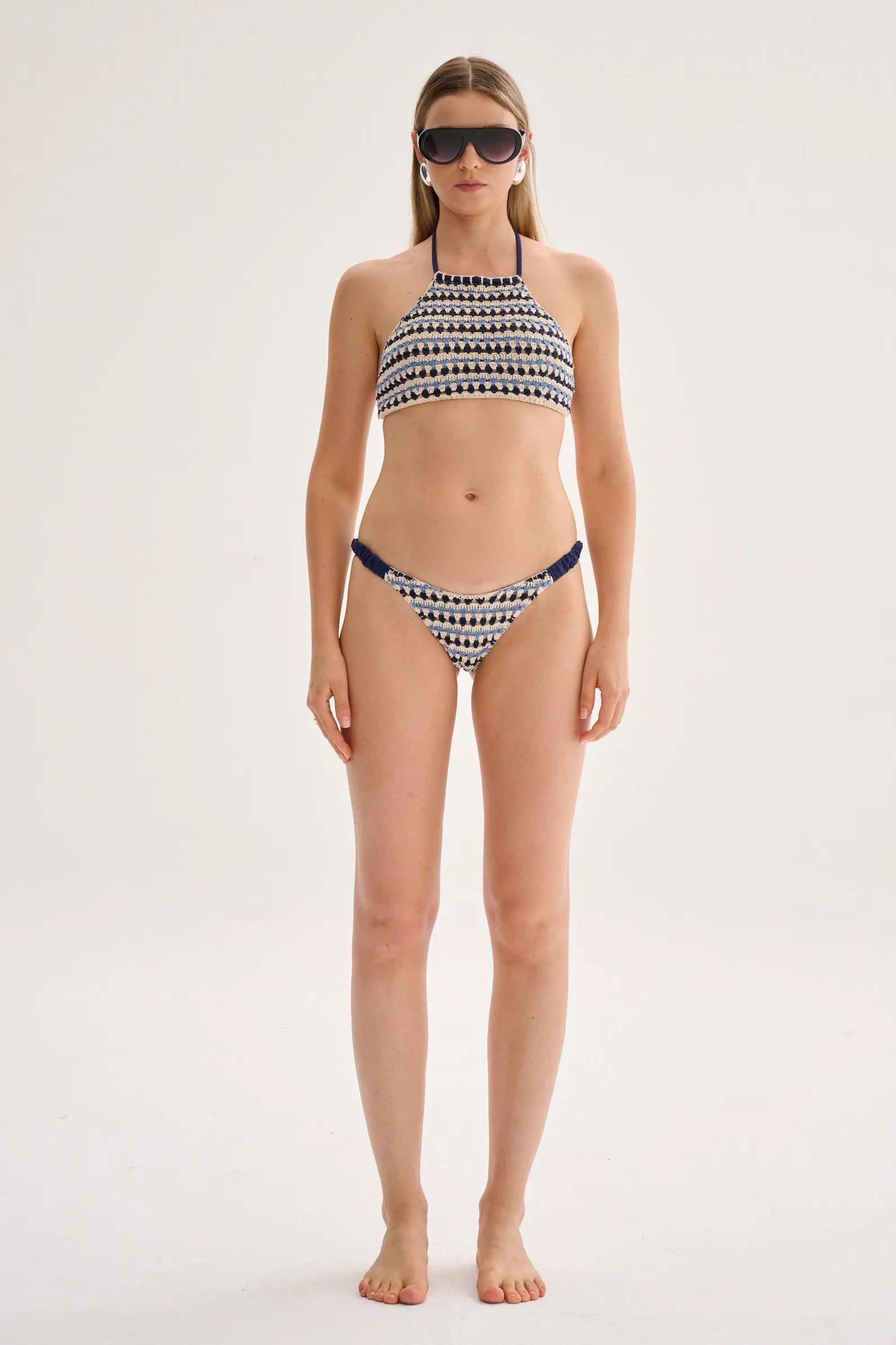 Ginni Bottom Print Azul
