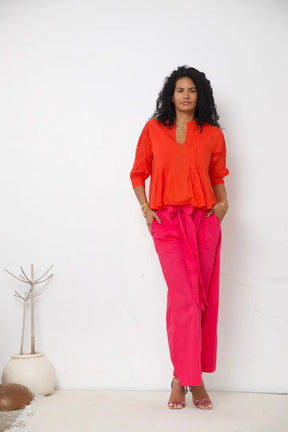 The Corail Blush Amabel Blouse