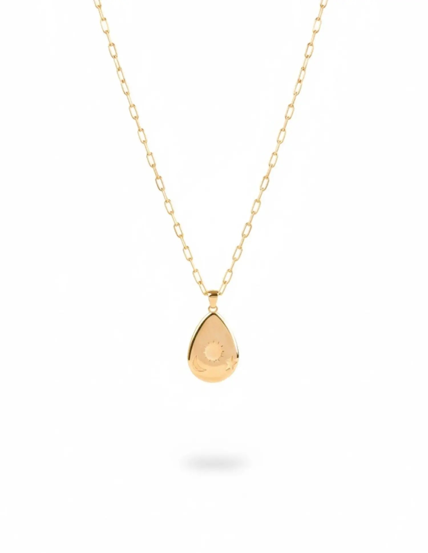 Lunara 18k Gold Vermeil Sun Moon Star Necklace