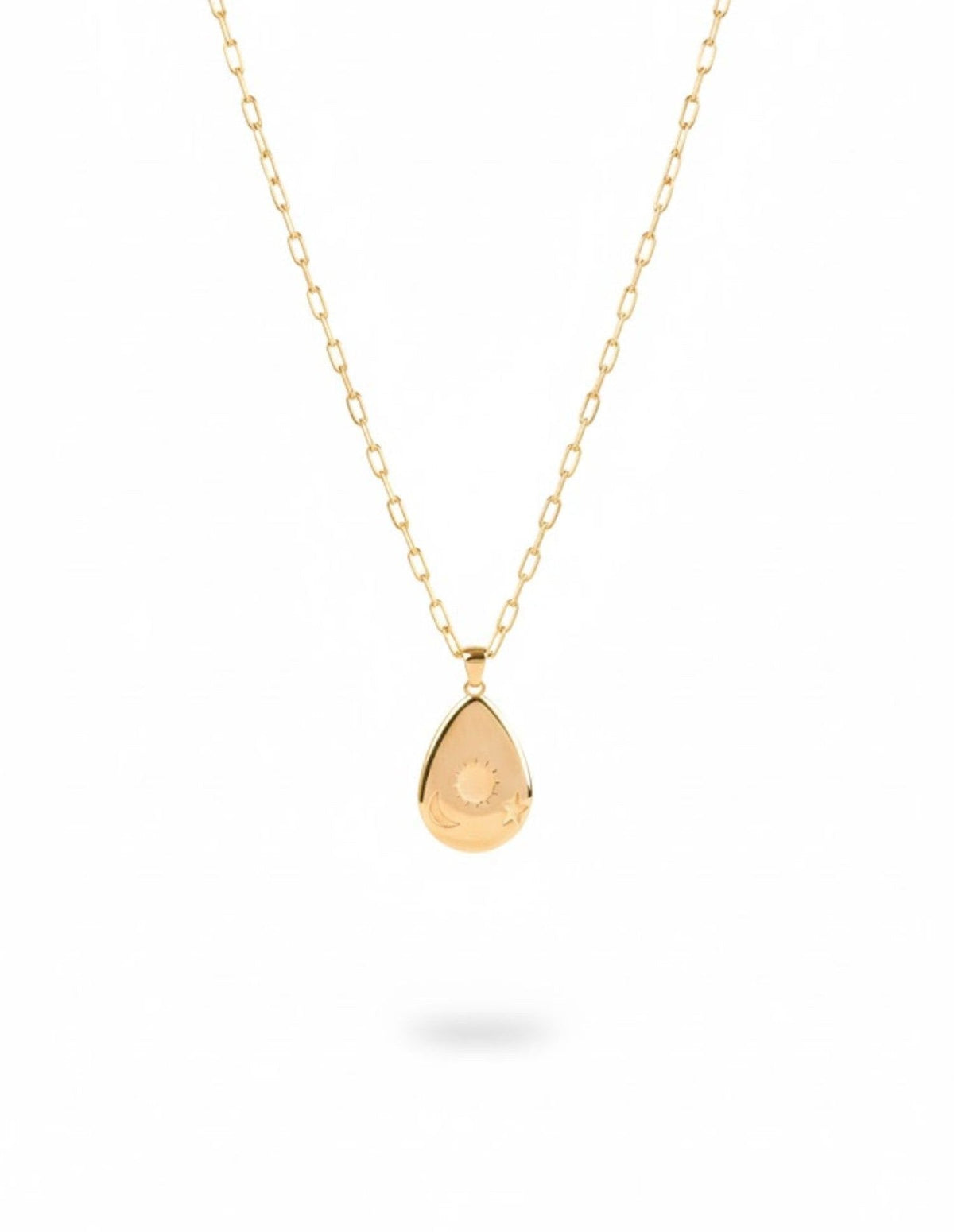 Lunara 18k Gold Vermeil Sun Moon Star Necklace