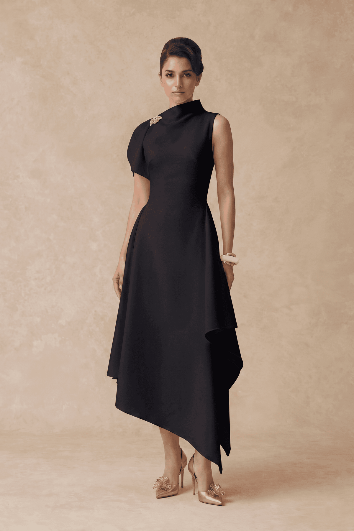 Black Muse Asymmetric Dress