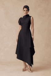 Black Muse Asymmetric Dress