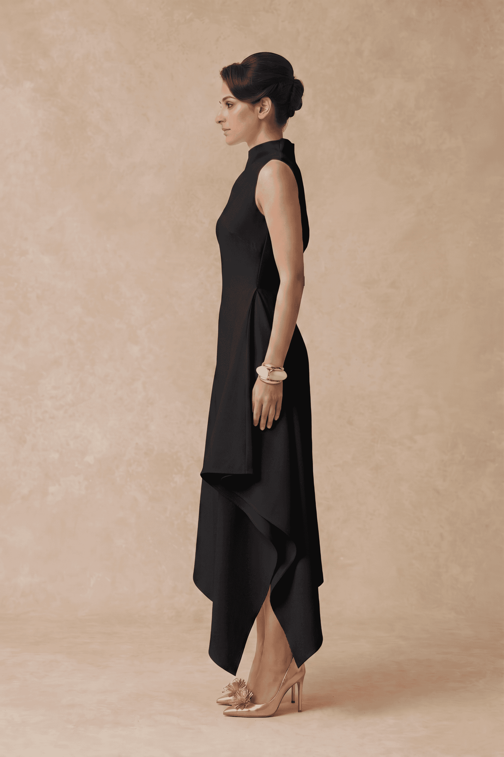 Black Muse Asymmetric Dress