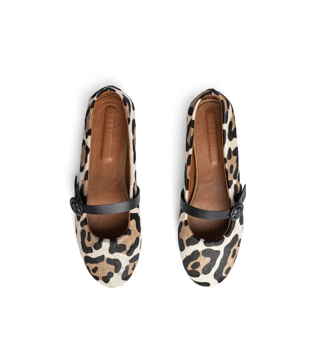 Malu Print Leopard Mary Jane Flats