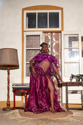 THE VEILED SAGE SKIRT