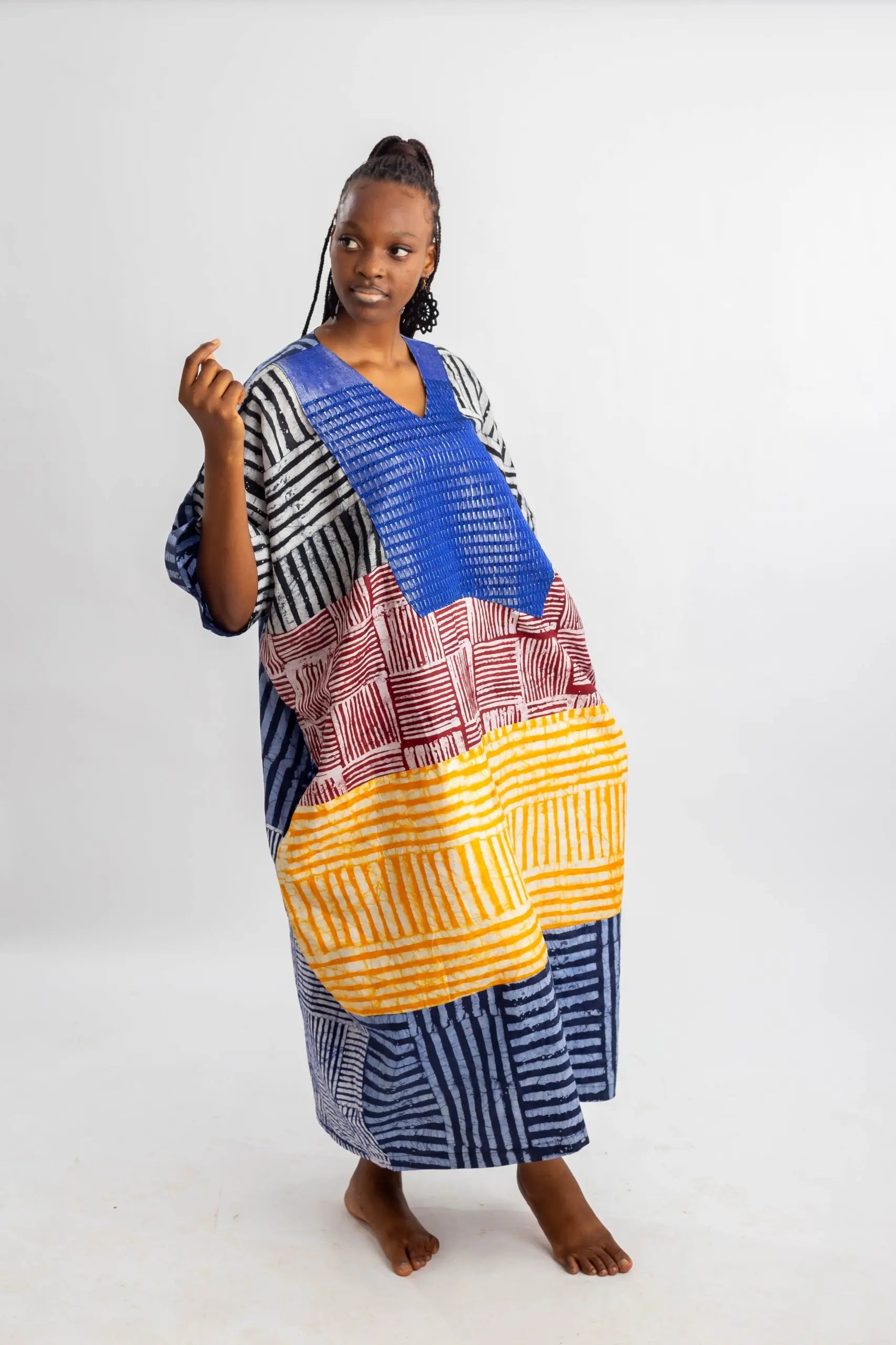 ADAMA HAND MADE BATIK DRESS