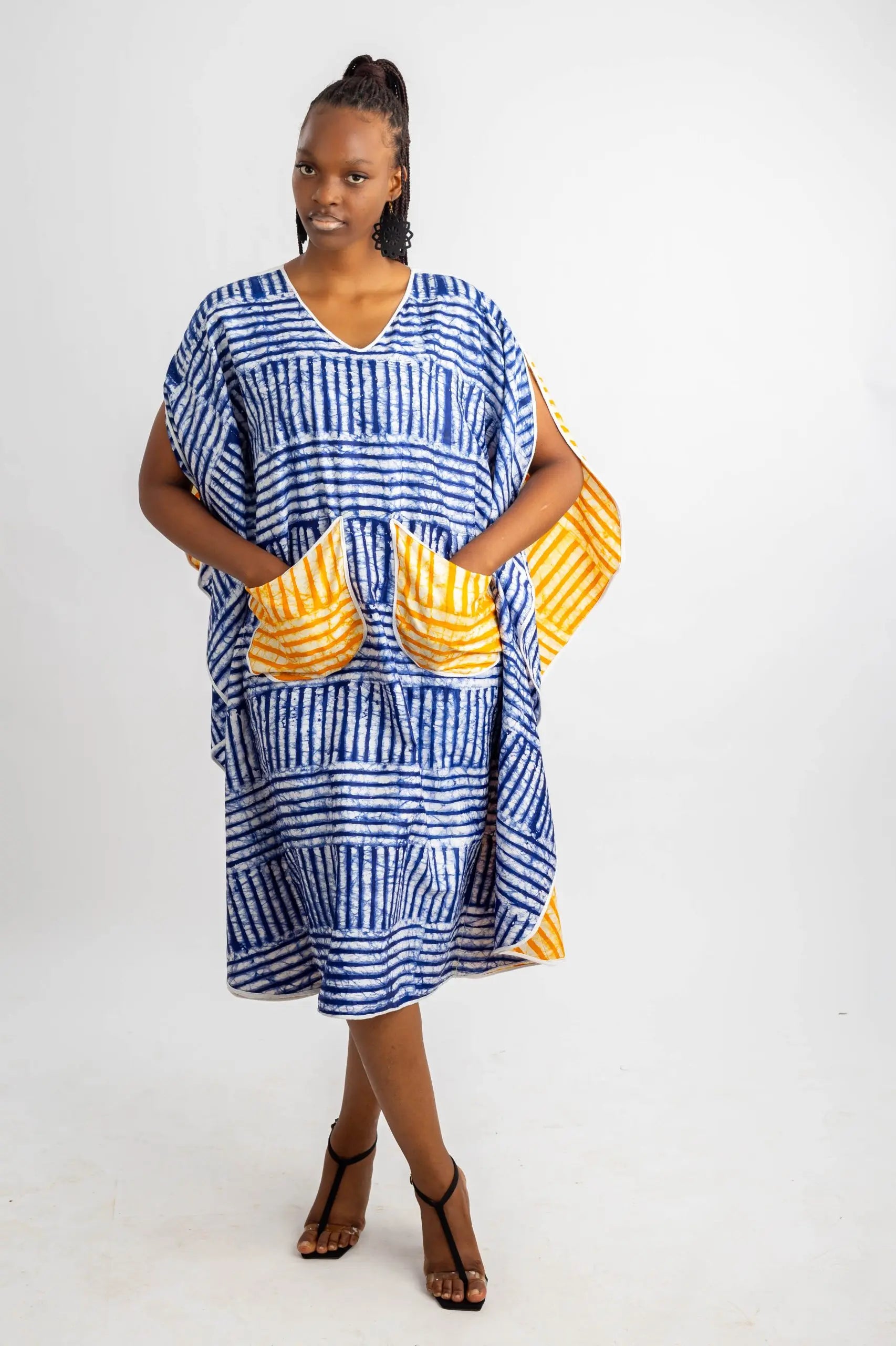ACHENYO HAND MADE BATIK DRESS