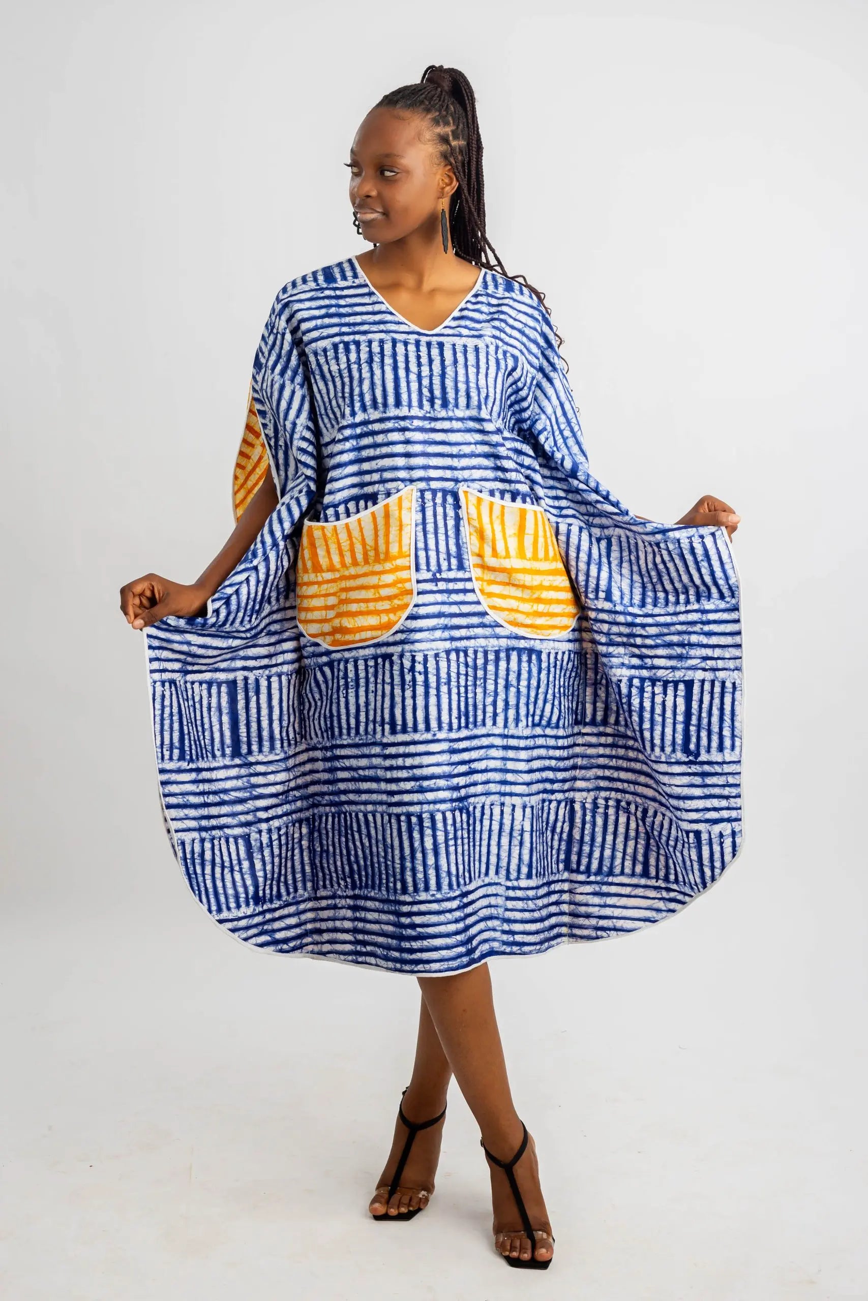 ACHENYO HAND MADE BATIK DRESS