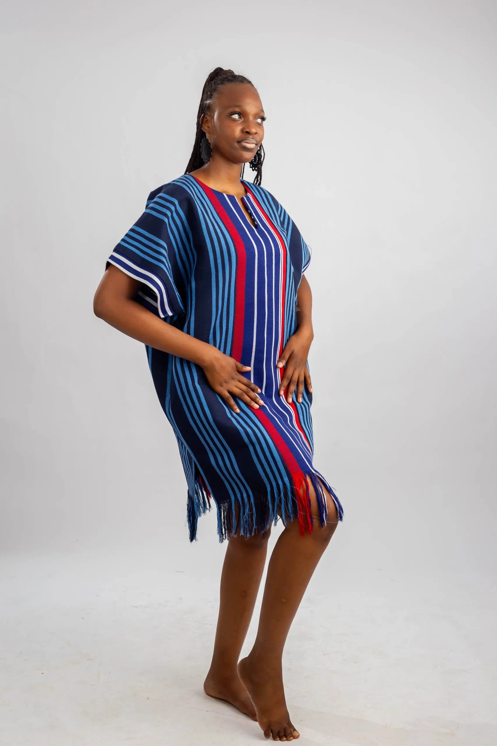 EYIMEJE HAND WOVEN DRESS