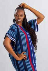 EYIMEJE HAND WOVEN DRESS