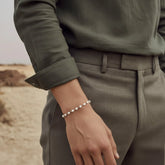 Pearl Bracelet: Stainless Steel