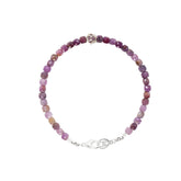 Ruby Gemstone Bracelet: .925 Silver