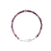 Ruby Gemstone Bracelet: .925 Silver