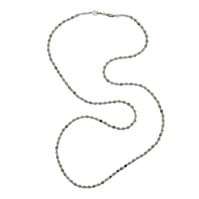 Labradorite & Hematite Wrap Necklace