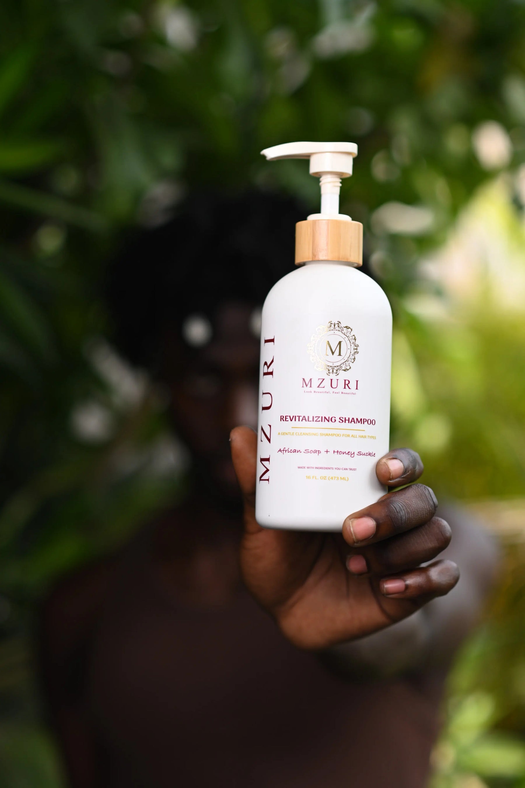 Revitalizing Shampoo | African Black Soap | Honey Suckle