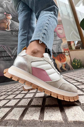 Mule White Pink
