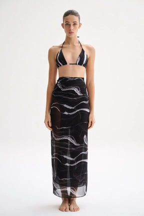 Pareo Print Skirt