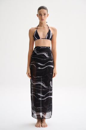 Pareo Print Skirt