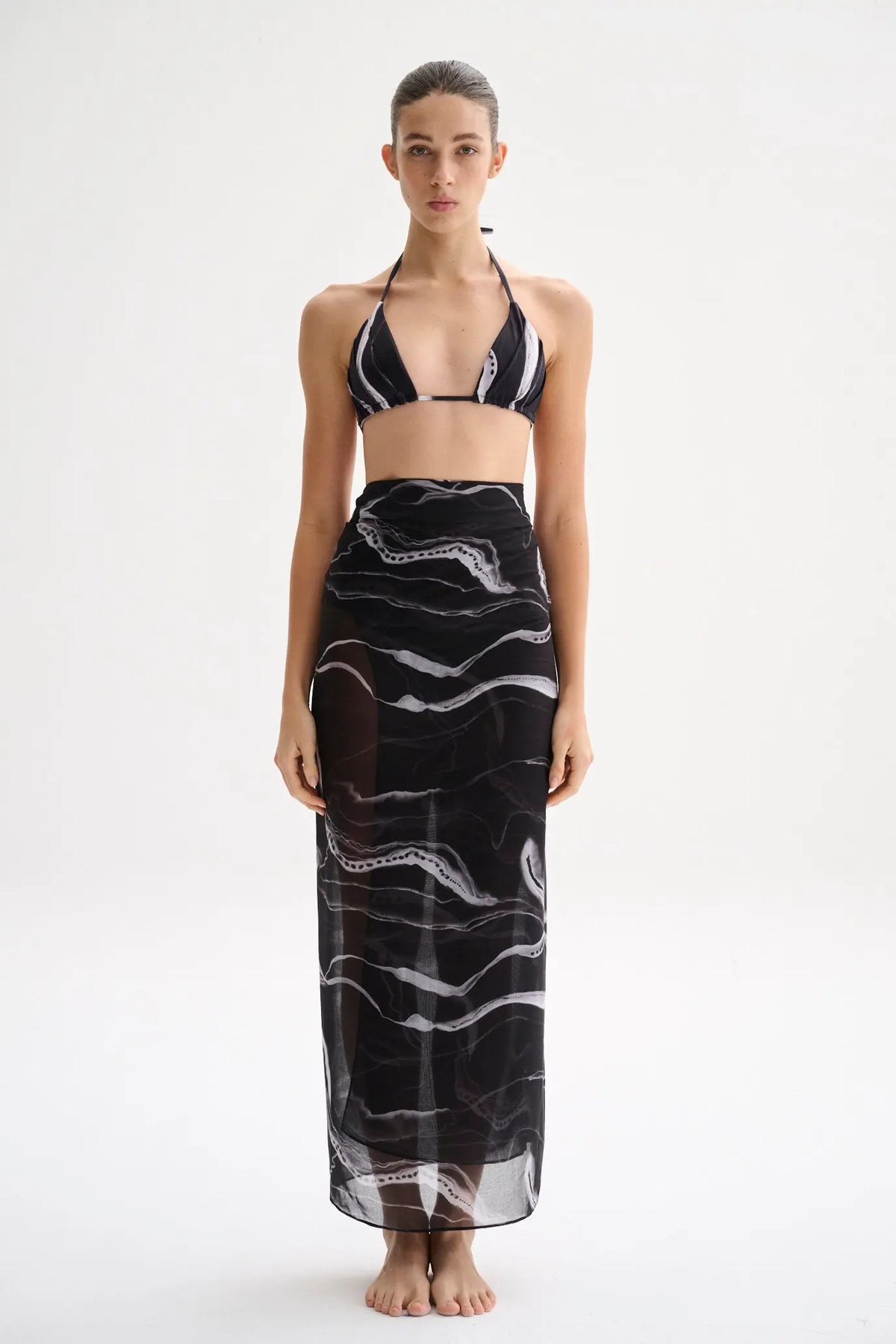 Pareo Print Skirt