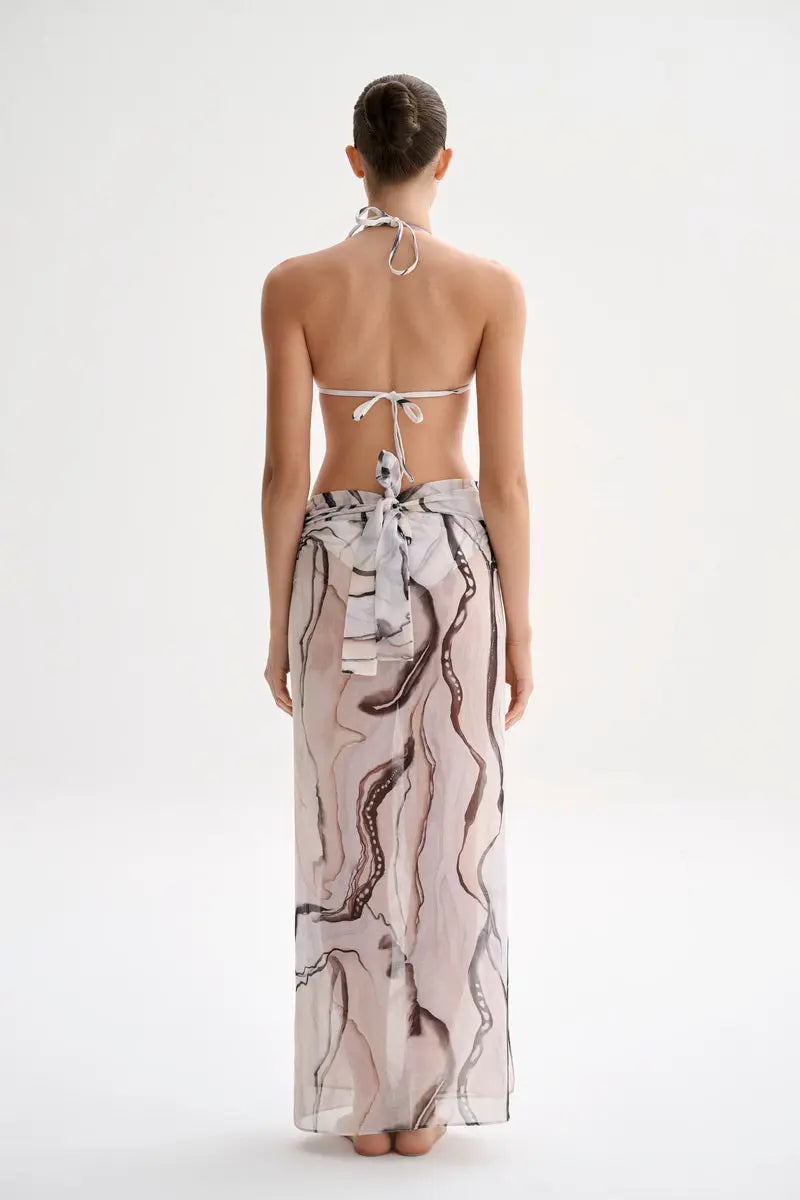 Pareo Print Skirt