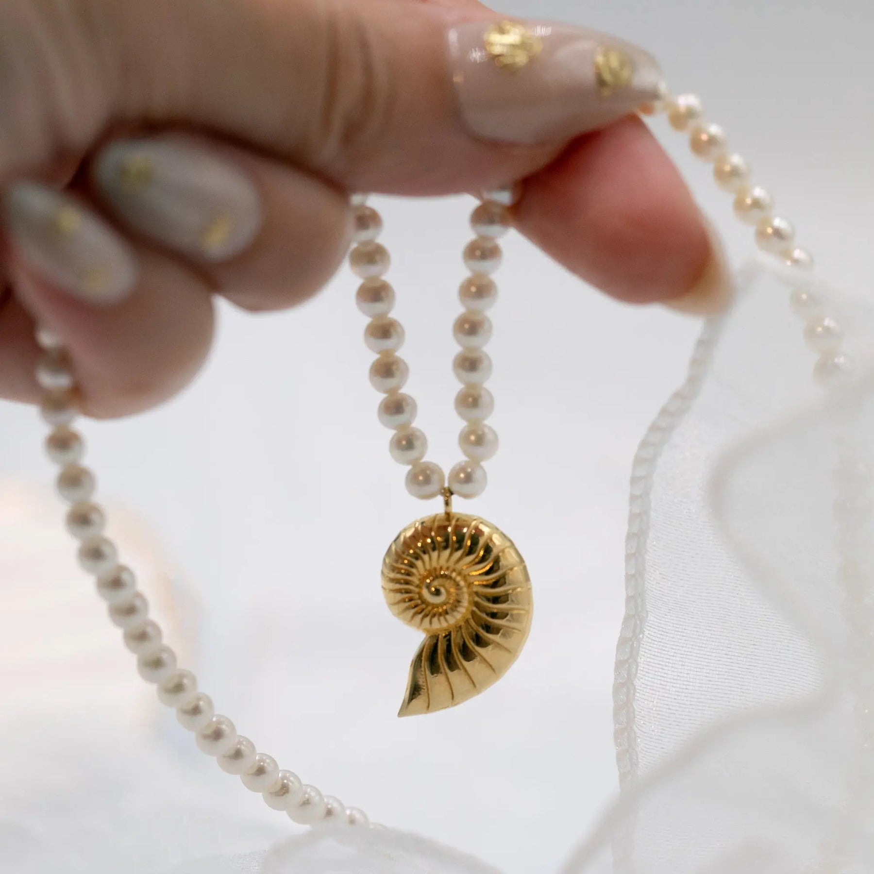 Nautilus Pearl Necklace