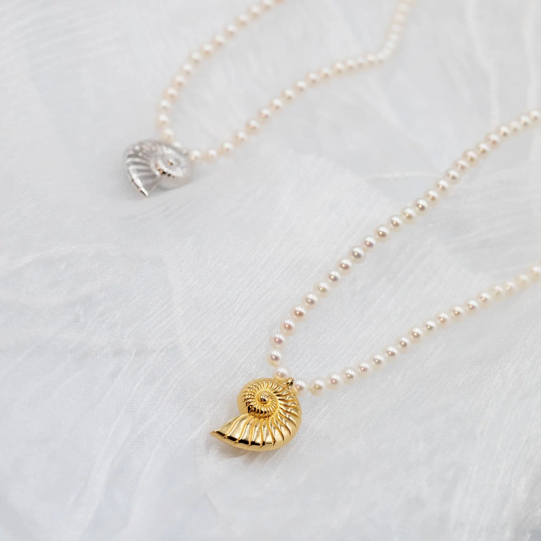 Nautilus Pearl Necklace