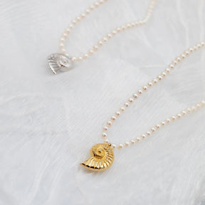 Nautilus Pearl Necklace