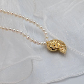 Nautilus Pearl Necklace