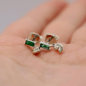 Nautilus Stud Earrings