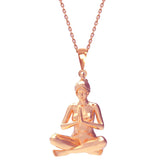 Sukhasana Pose Yoga Necklace