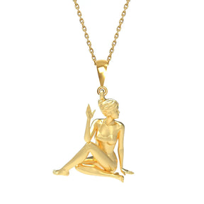 Yoga Necklace Ardha Matsyendrasana Poses