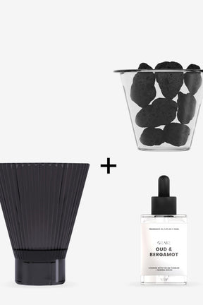 Zai Lava Rock Diffuser - Cedar & Black Cherry