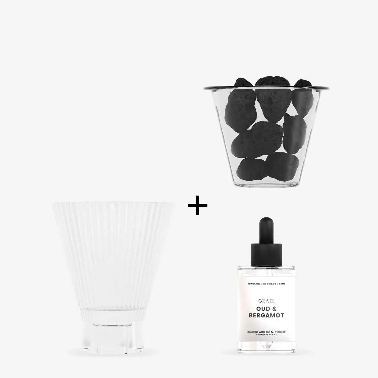 Zai Lava Rock Diffuser - Oud & Bergamot