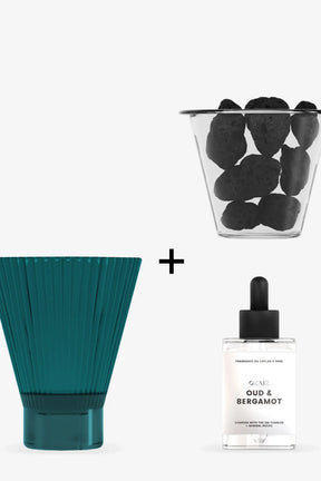 Zai Lava Rock Diffuser - Cedar & Black Cherry