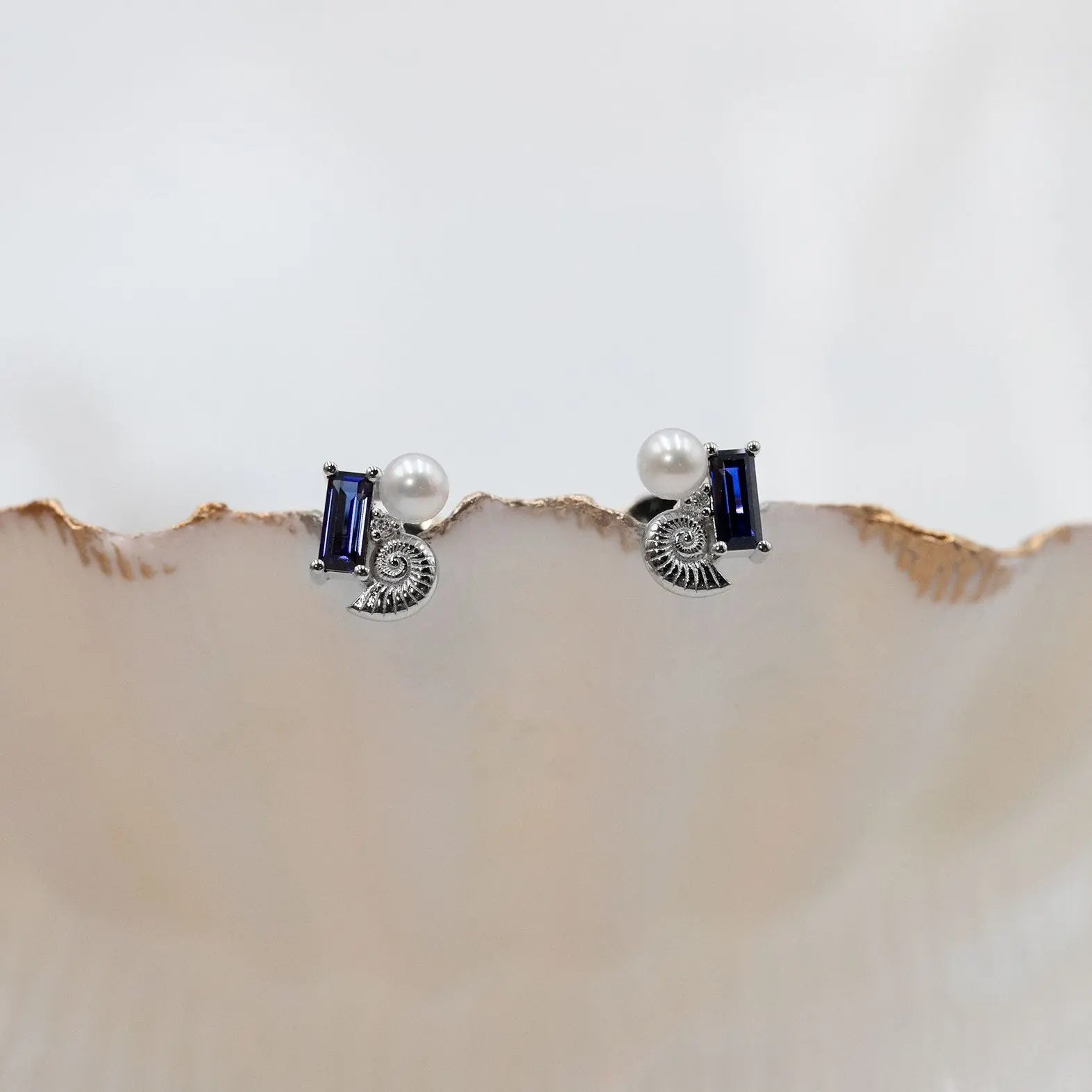 Ocean Cluster Stud Earrings