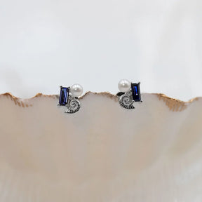 Ocean Cluster Stud Earrings