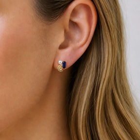 Ocean Cluster Stud Earrings
