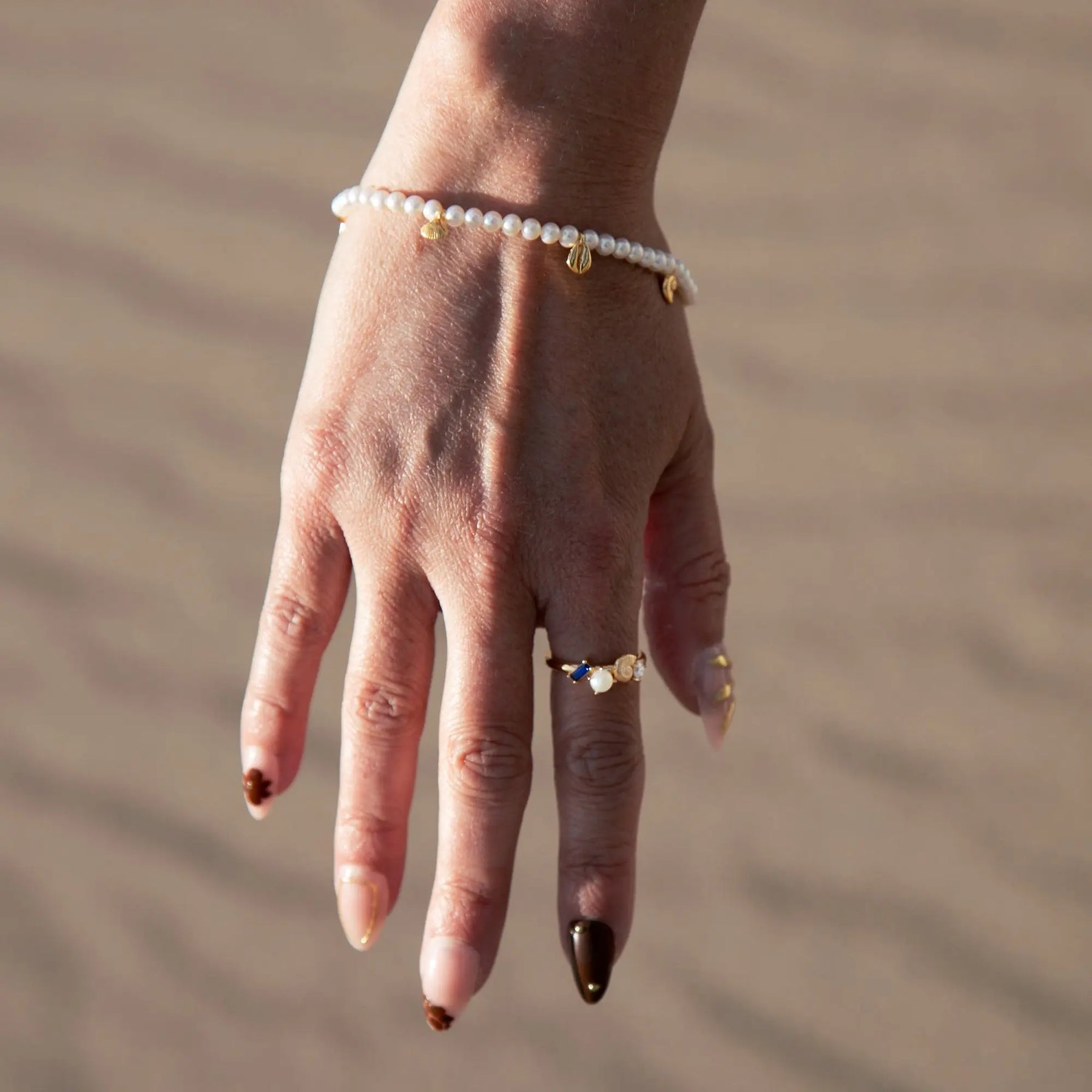 Ocean Shell Pearl Bracelet