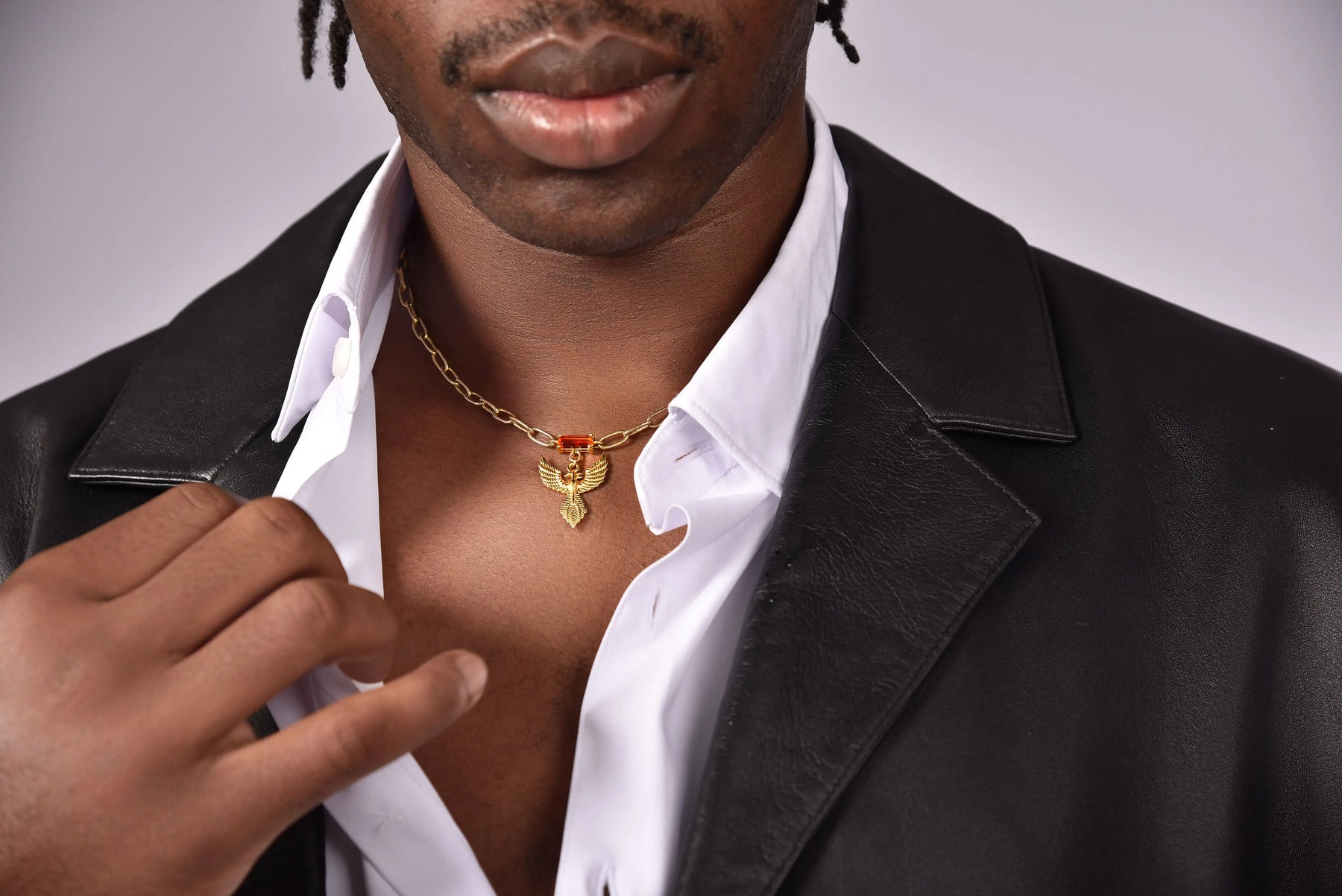 18k Gold Vermeil Phoenix Firekeeper Necklace