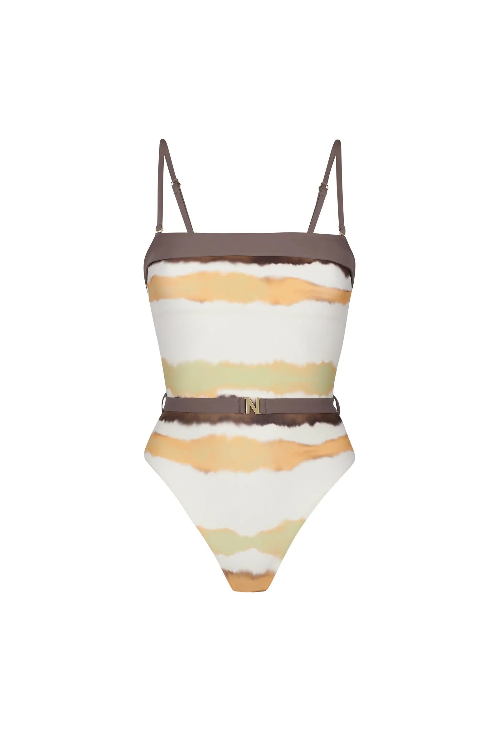 Caliz One piece Print Naranja
