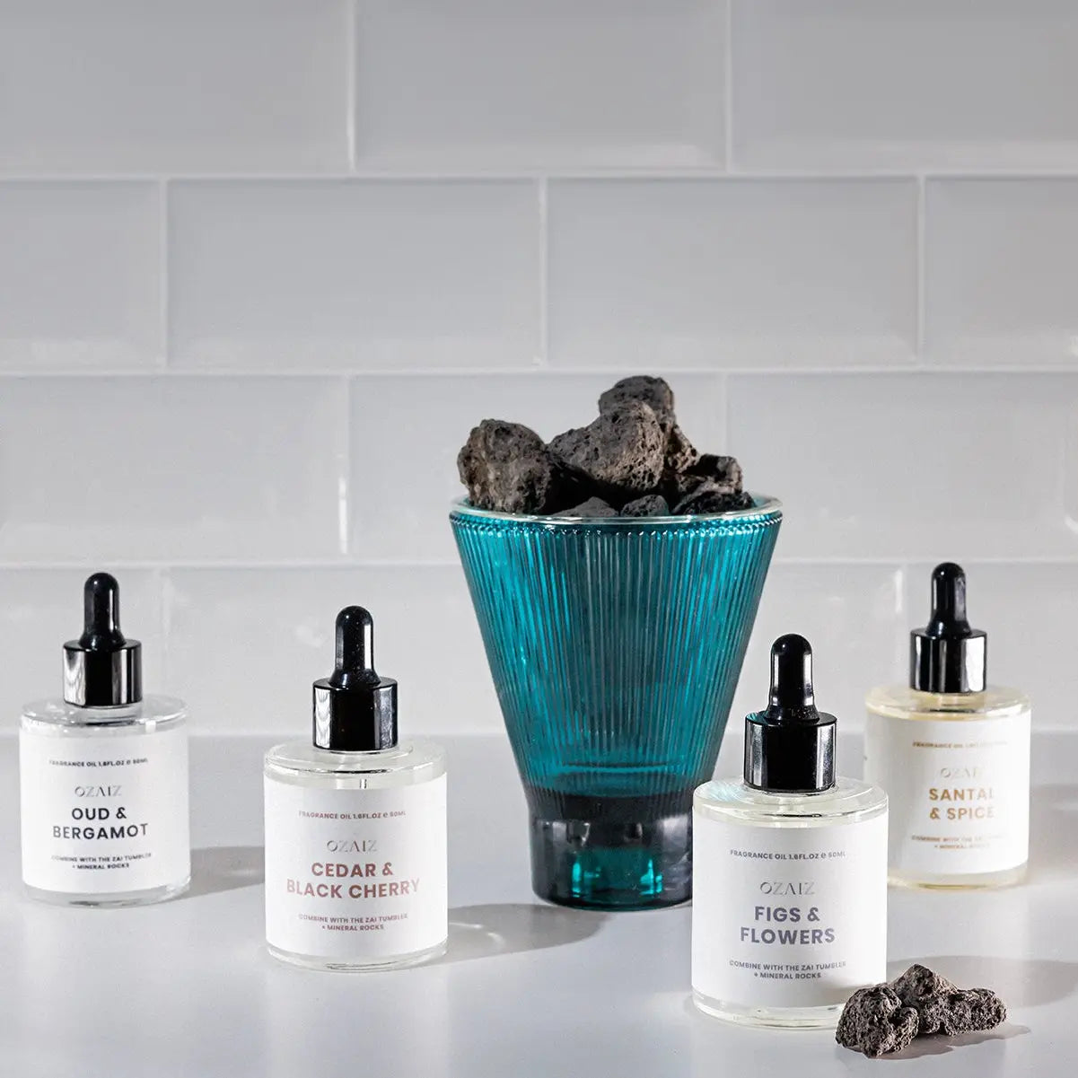 Zai Lava Rock Diffuser - Fig & Flowers