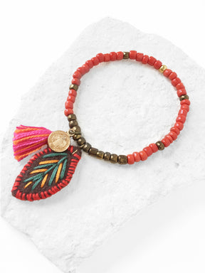 Pulsera Naranja Martina Artesanal