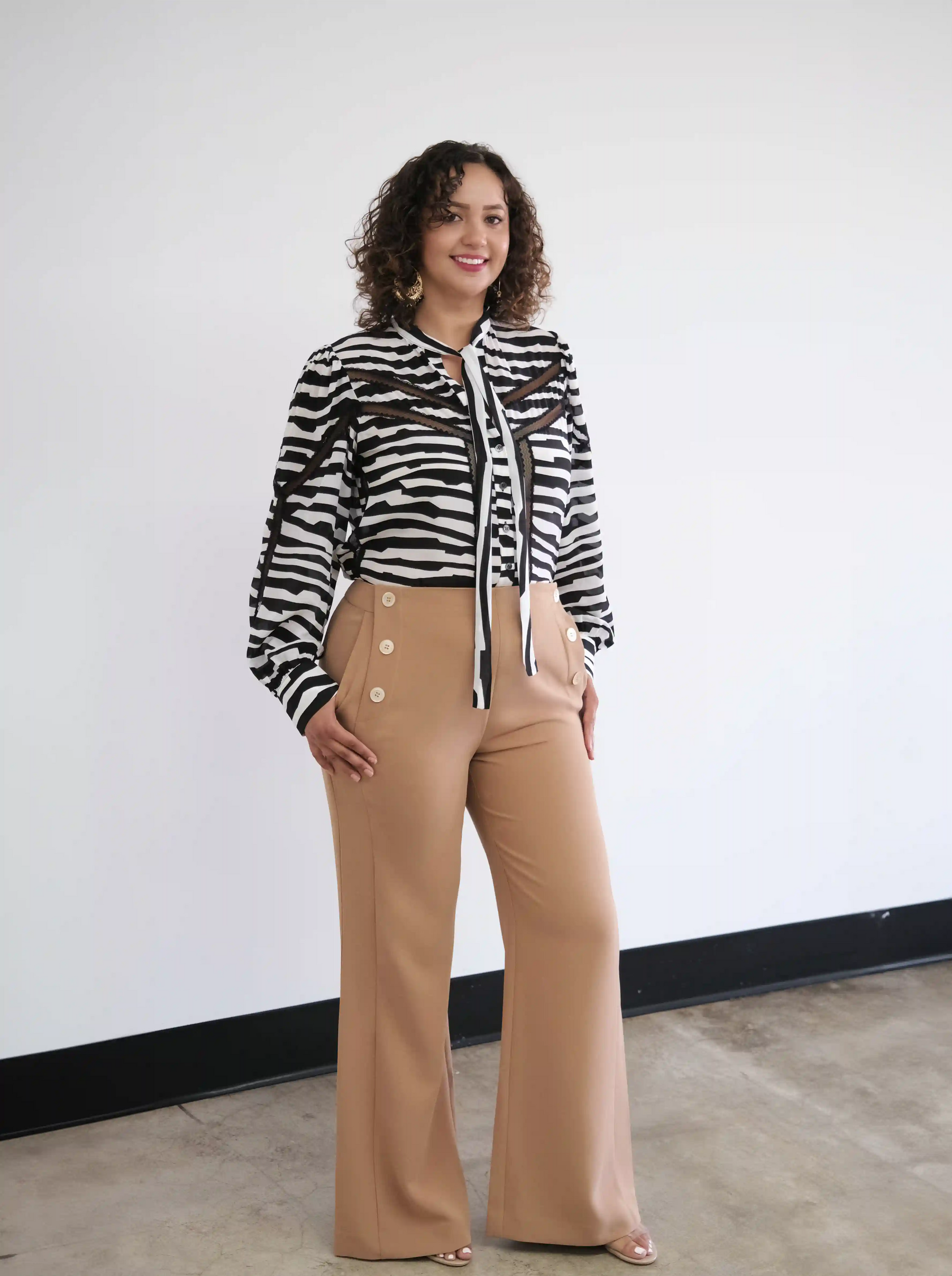Martha Sailor Crepe Pant