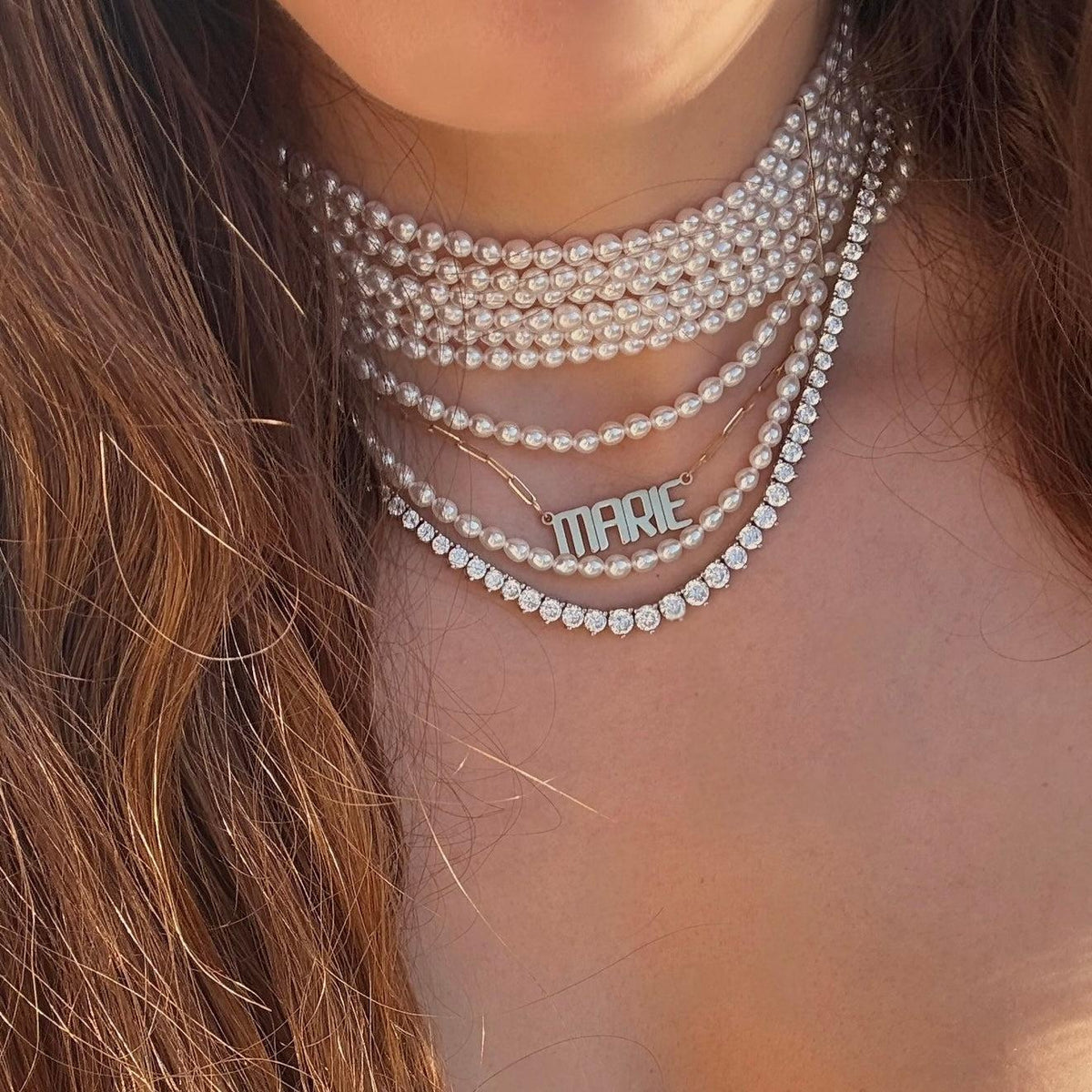 The Victoria Pearl Choker Necklace
