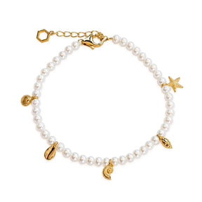 Ocean Shell Pearl Bracelet