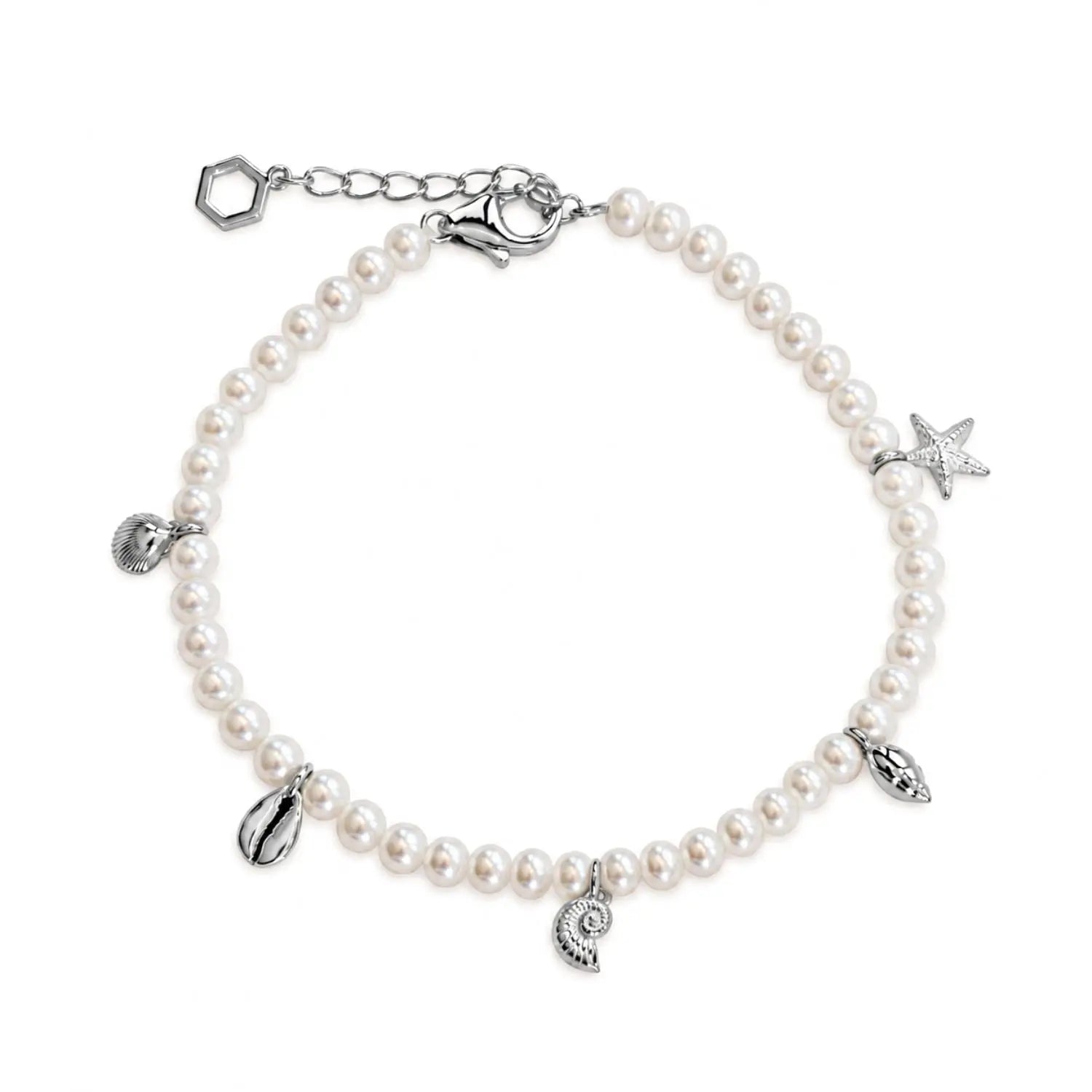 Ocean Shell Pearl Bracelet