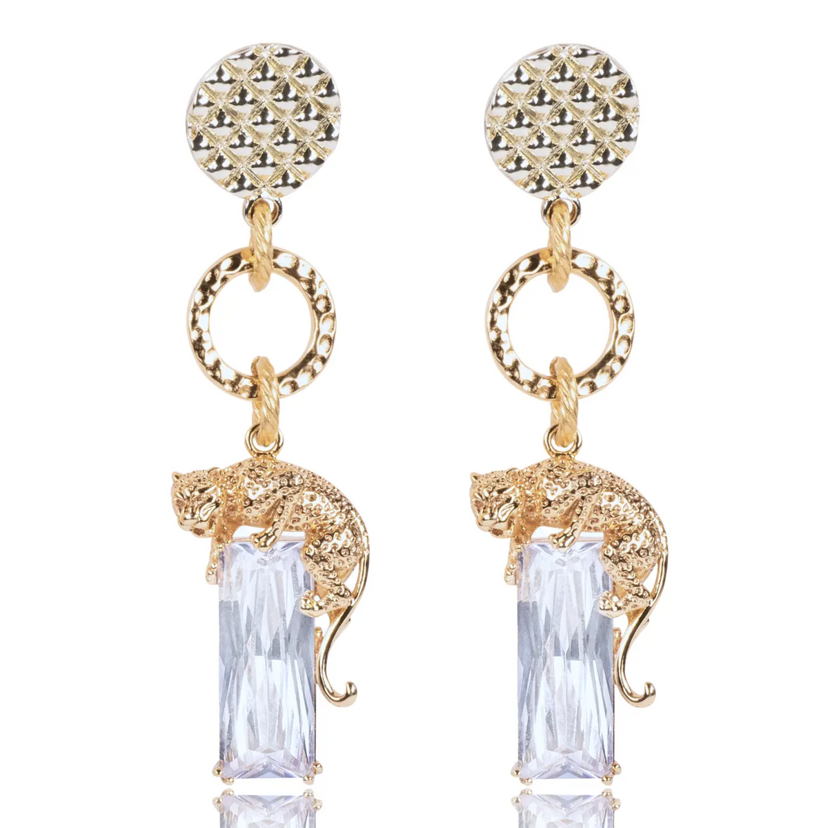 Spirit Animal Jaguar Earrings