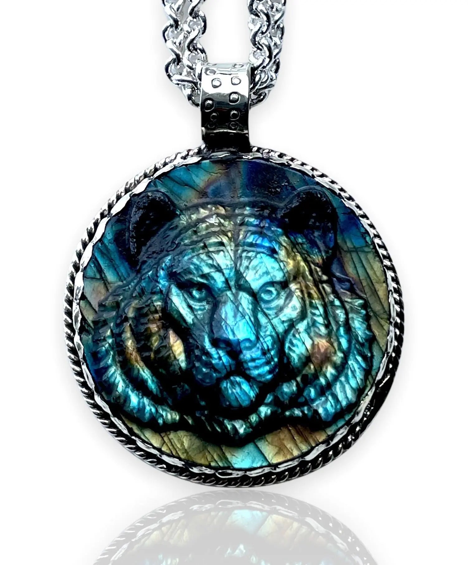 Year of the Tiger Labradorite Amulet