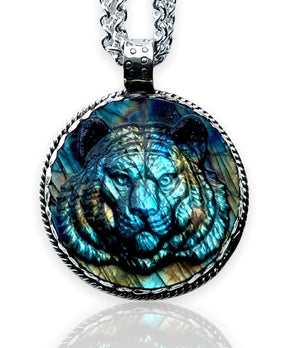 Year of the Tiger Labradorite Amulet